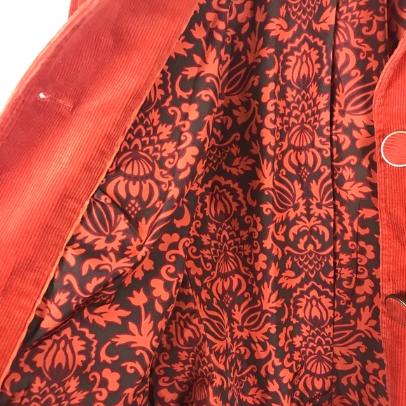 Talbots Autumn Orange Corduroy Jacket - Picture 5 of 7